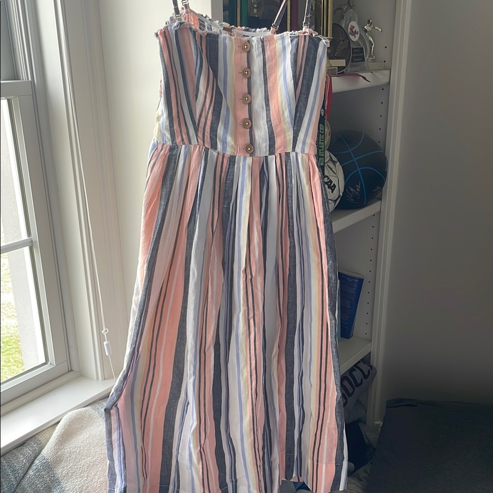 Striped Multicolor Kids Dress